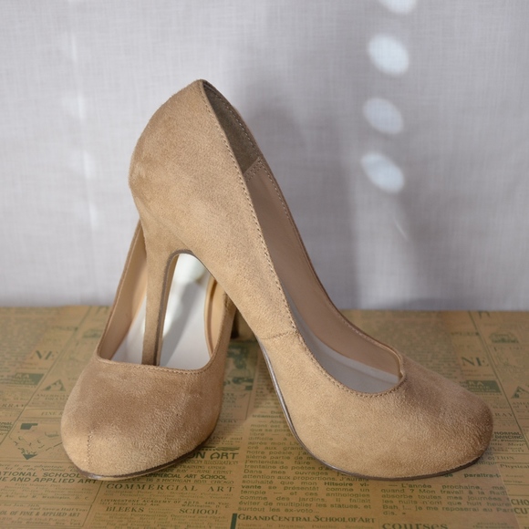 Michael Antonio Suede Nude Heel Size 9 - Picture 2 of 8
